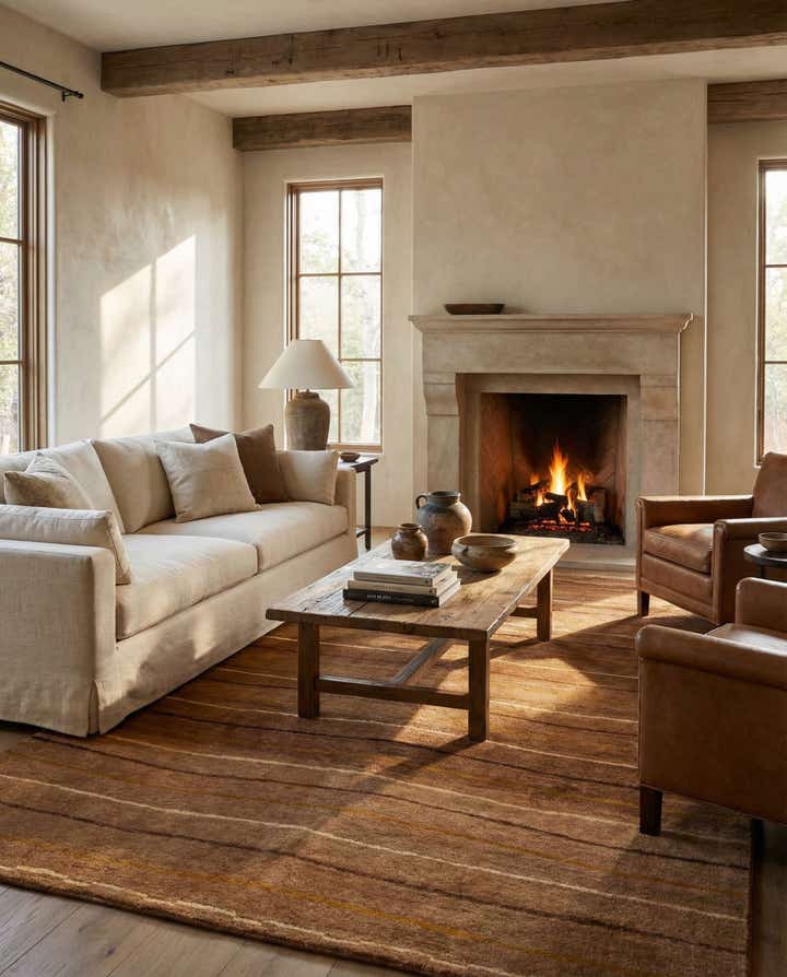 5' 6 x 8' Hand Knotted Kashkuli Gabbeh Oriental Wool Rug