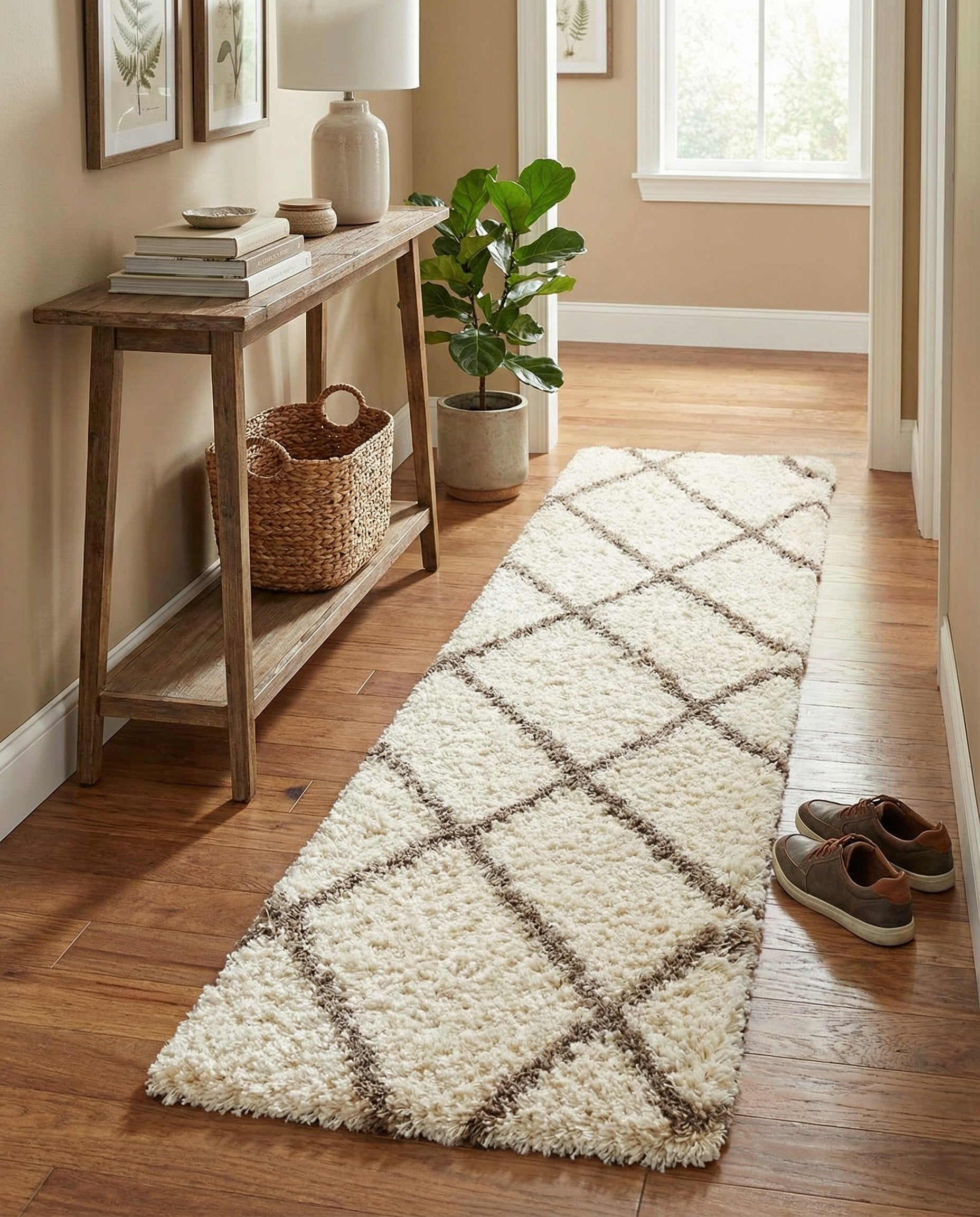  2' 7 x 12' Infinity Shag Runner Rug
