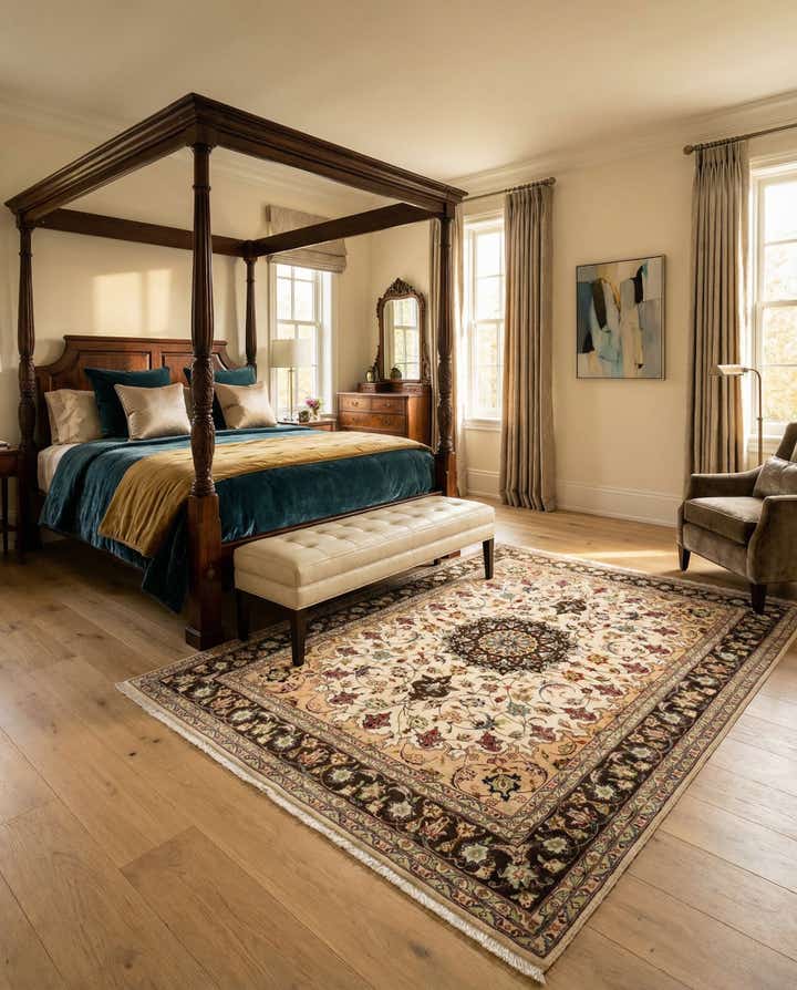 4' 11 x 6' 9 Tabriz Rug