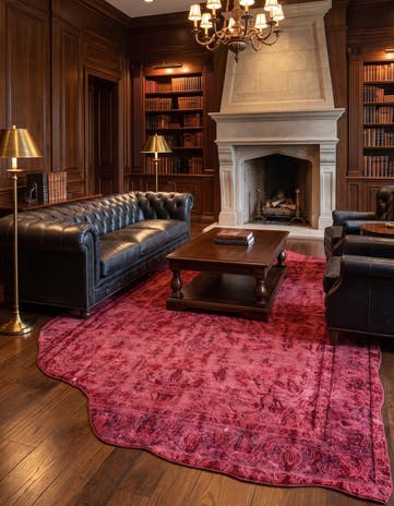 6' 8 x 10' 2 Vintage Royal Wool Rug