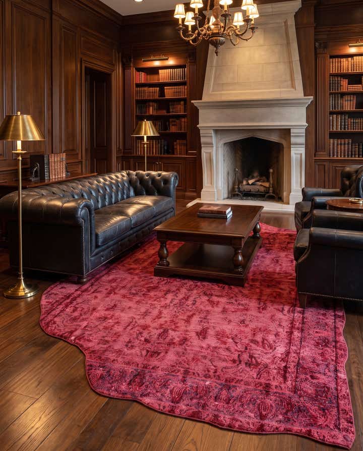 6' 8 x 10' 2 Vintage Royal Wool Rug