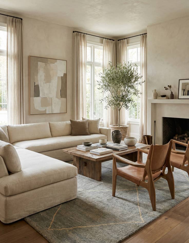 Detail image of 5' 8 x 8' 1  Hand Knotted Moroccan Wool Rug