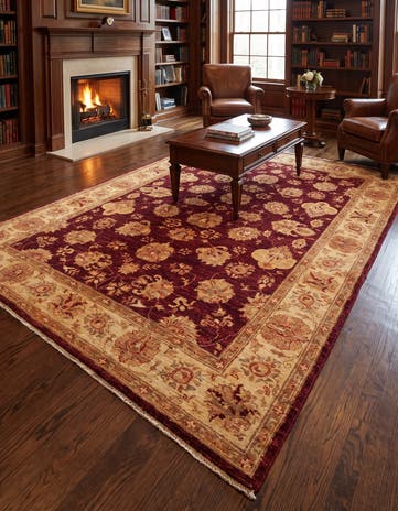 150cm x 205cm anudado a mano Ziegler Alfombra