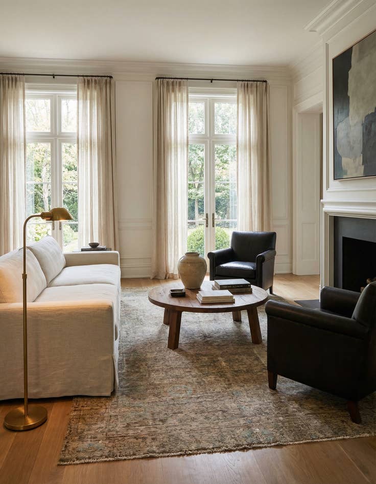 Detail image of 5' 8 x 9' 6  Hand Knotted Ultra Vintage Persian Wool Rug