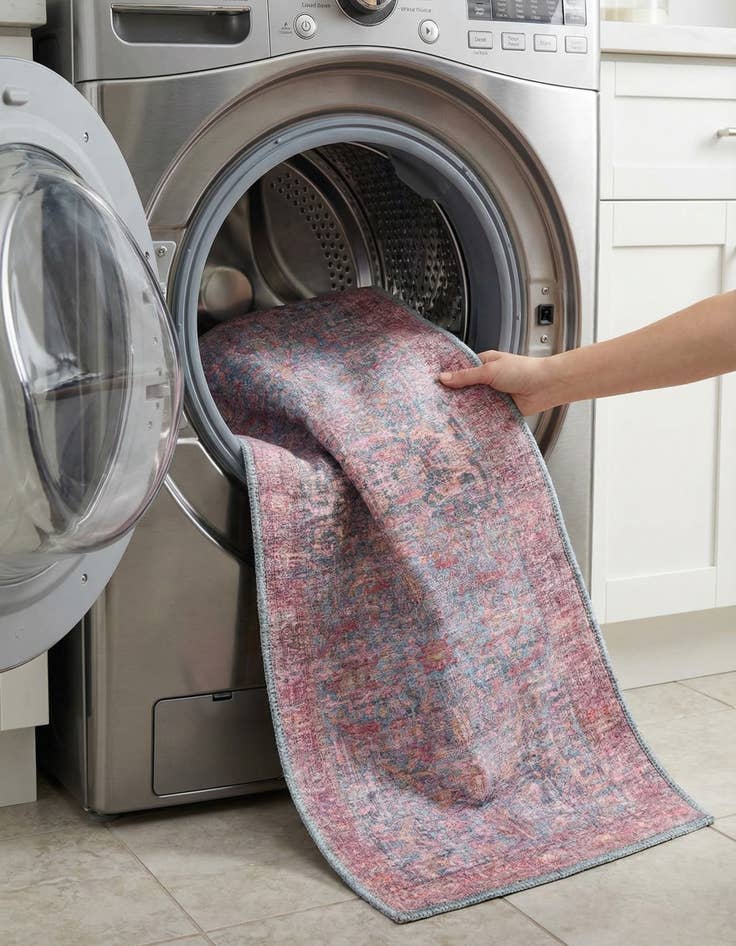 Detail image of  2' x 7' 10  Washable Mangata Runner Rug