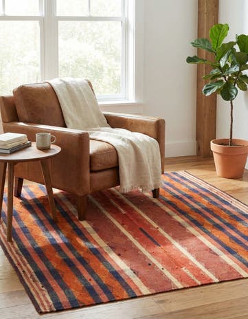 4' 9 x 5' 3 Jajim Square Rug