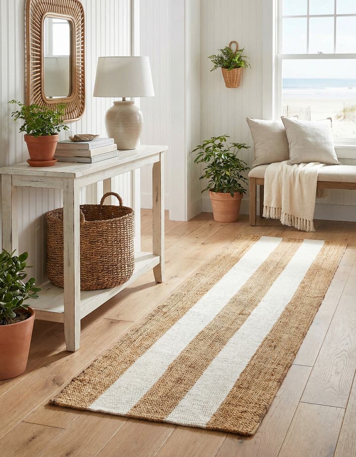 2' x 8' Hand Woven Jill Zarin Hamptons Run...