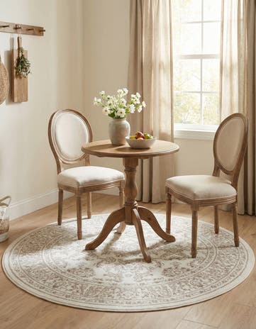 4' 1 x 4' 1 Charlotte Round Rug