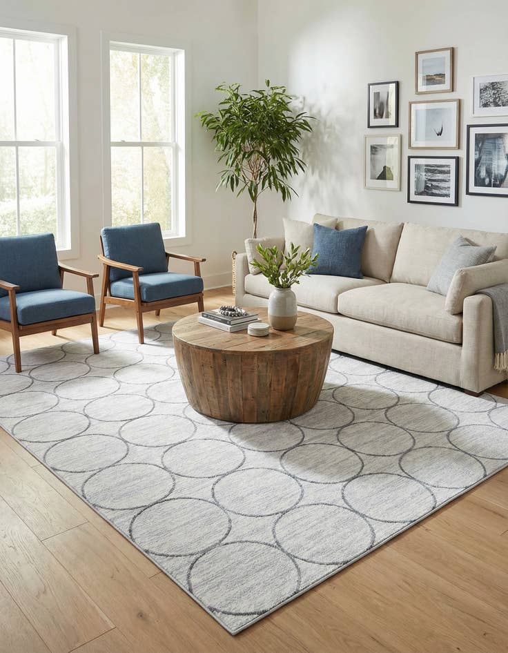 Detail image of  9' x 12' 2 Lattice Trellis Rug