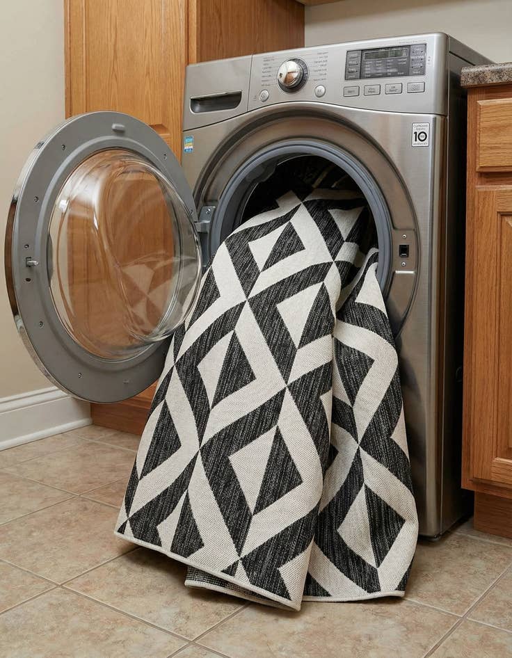 Detail image of 7' x 10'  Washable Jill Zarin Napa Indoor / Outdoor Rug