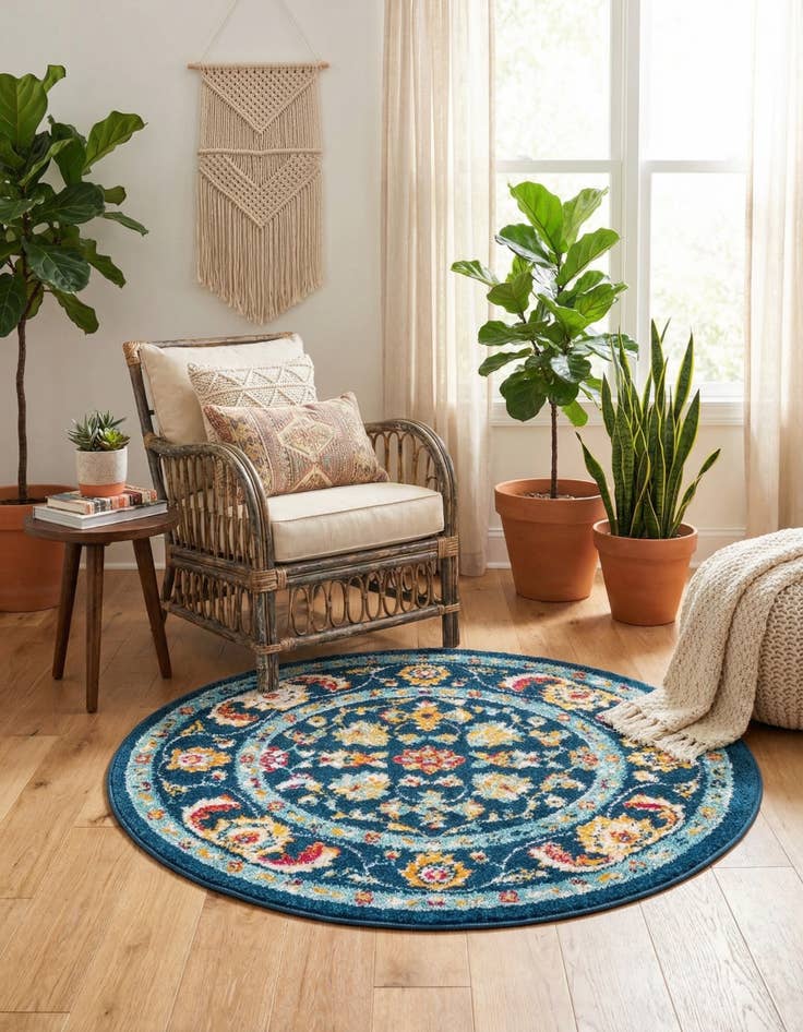 Detail image of  3' x 3' Aurelia Round Rug