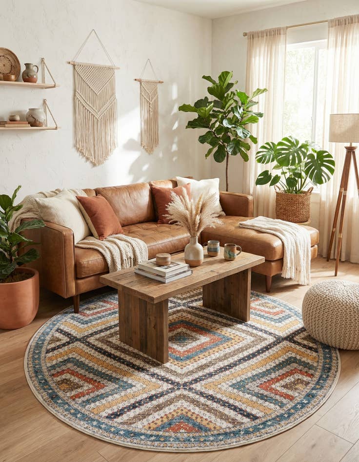 Detail image of 10' x 10' Aramis Round Rug