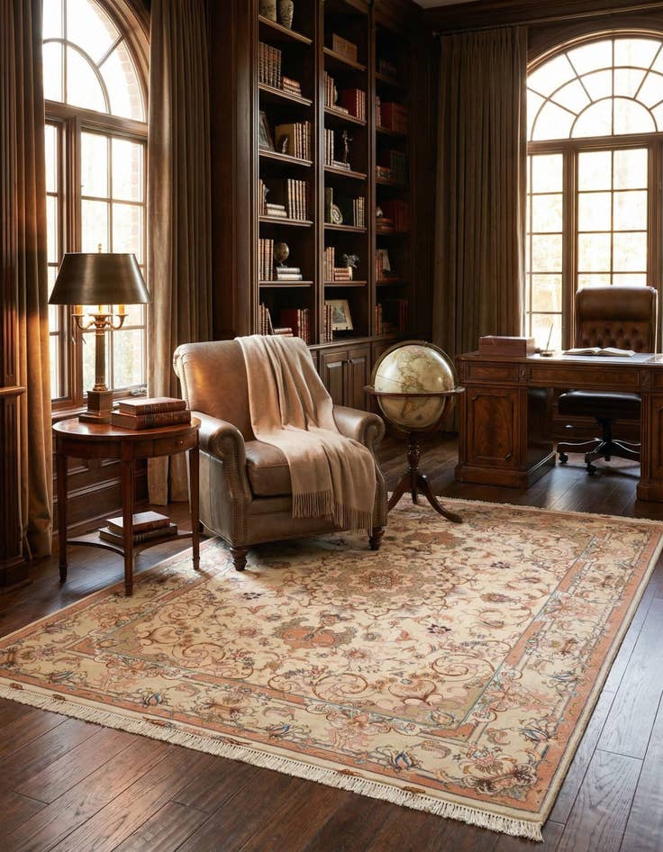 Detail image of  5' x 6' 11 Tabriz Rug