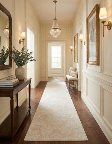 2' 11 x 9' 10 Hand Knotted Darya Wool Runner Rug