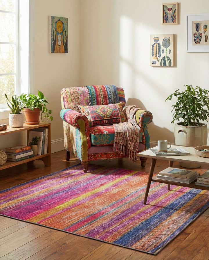 5' x 5' Asha Square Rug