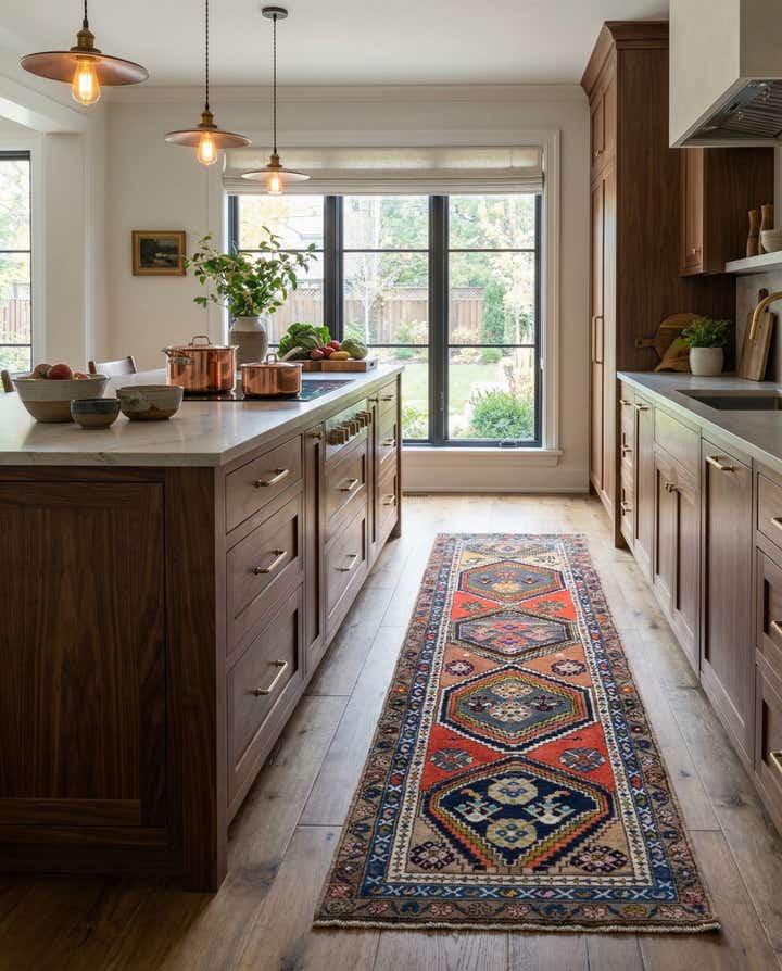 2' 7 x 10' 5 Hamedan Runner Rug