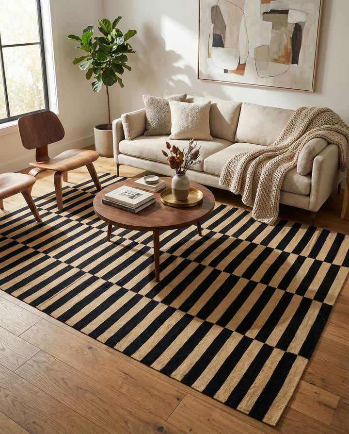 5' 9 x 7' 9 Hand Woven Kilim Modern Wool Rug