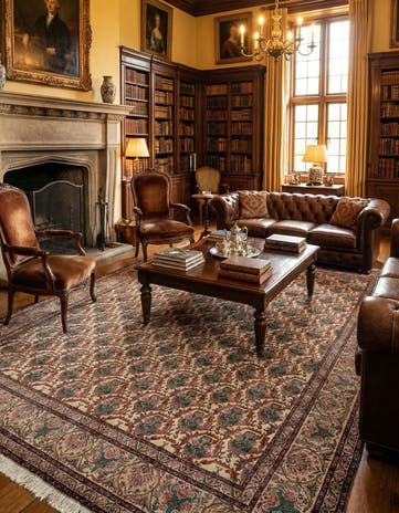 10' x 12' 10 Hand Knotted Bidjar Persian Wool Rug