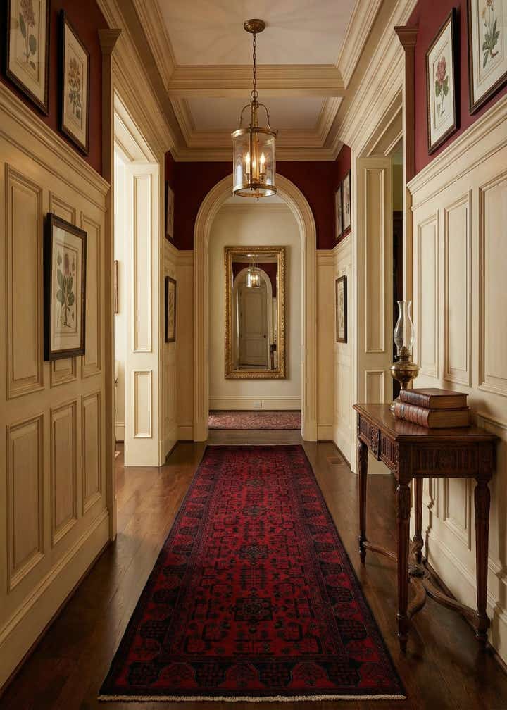 2' 8 x 9' 8 Hand Knotted Khal Mohammadi Wool Runner Rug