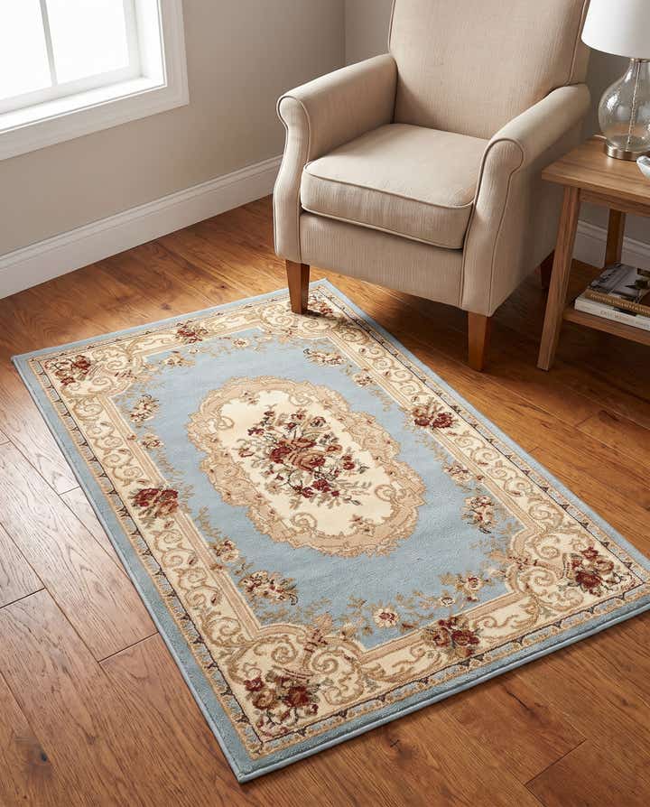 3' x 5' 3 Classic Aubusson Rug