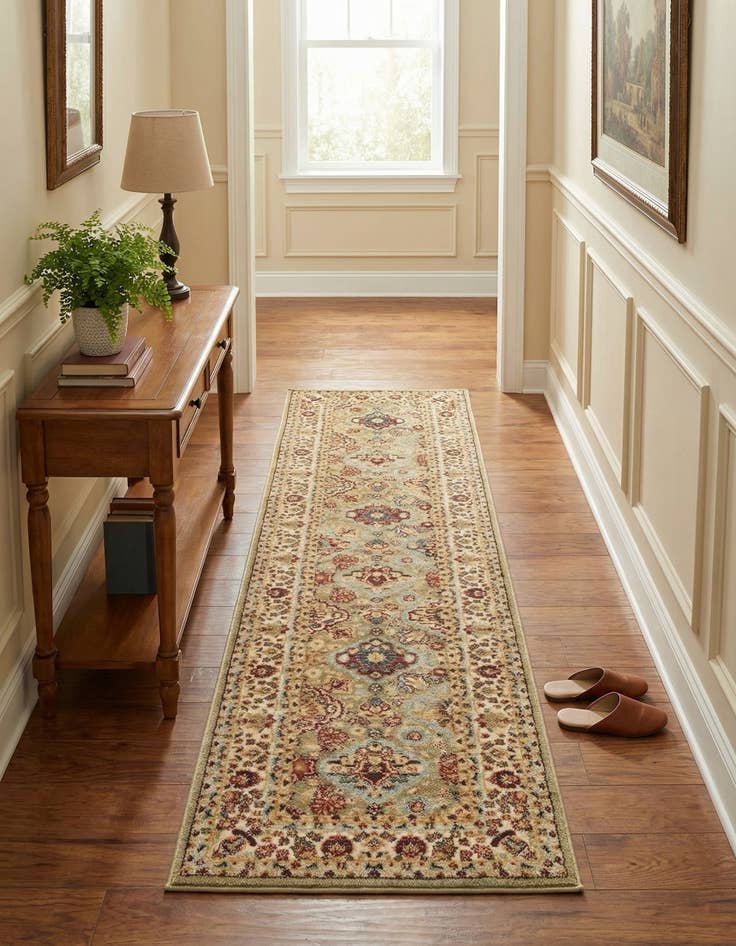 Detail image of 2' 7 x 10' Classic Agra Runner Rug