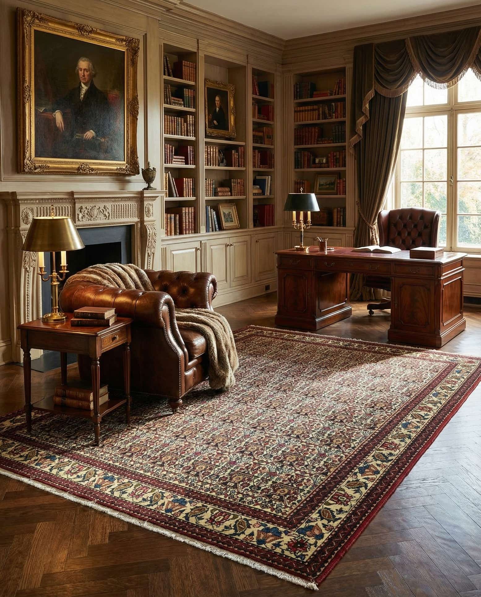 5' 2 x 6' 8 Hand Knotted Bidjar Persian Rug