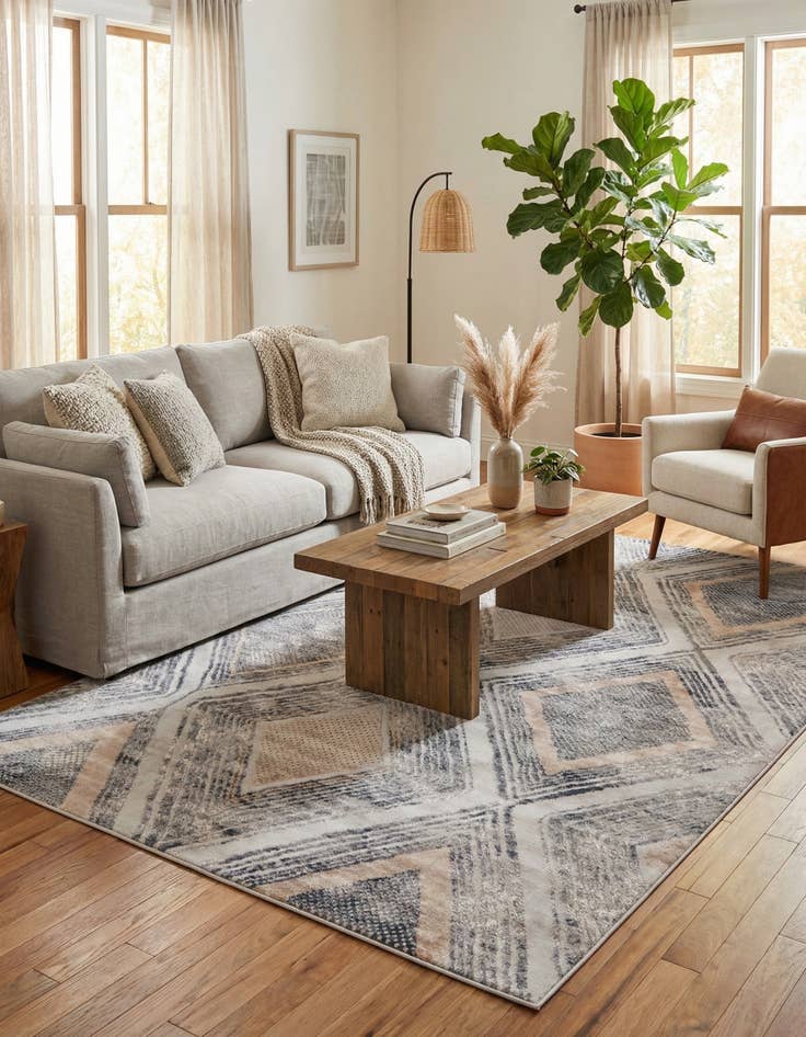 Detail image of 6' x 9' Caspian Rug