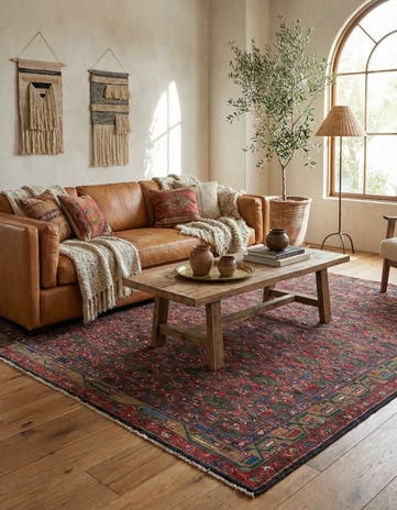 4' 8 x 9' 3 Hamedan Rug