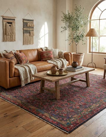 4' 8 x 9' 3 Hamedan Rug