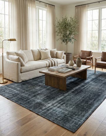 9' 7 x 12' 10 Hand Knotted Ultra Vintage Persian Wool Rug
