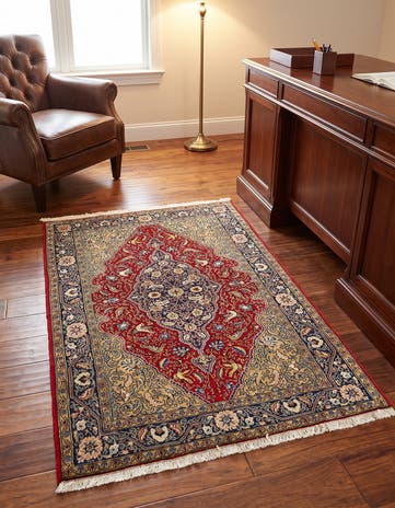 3' 6 x 5' Tabriz Mahi Rug