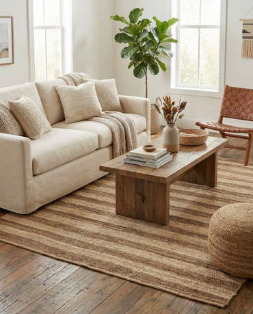  7' 10 x 10'  Hand Braided Jute Rug