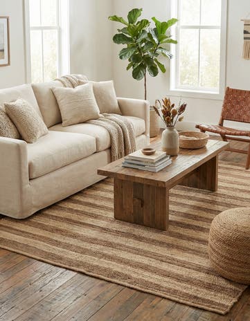 Natural Ivory Handmade Braided Jute Rug