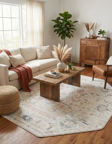 7' 10 x 7' 10 Madeline Vintage Octagon Rug