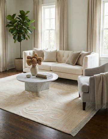 5' 9 x 8' 2 Hand Knotted Darya Wool Rug