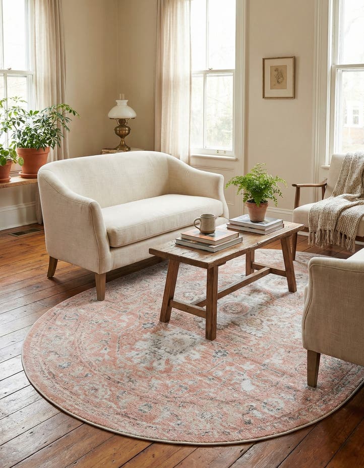 6' x 9' Madeline Vintage Oval Rug