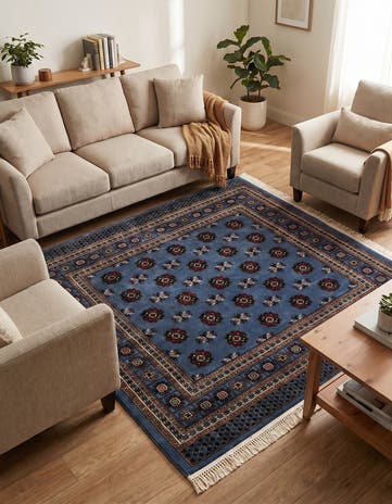 6' x 6' Bokhara Square Rug