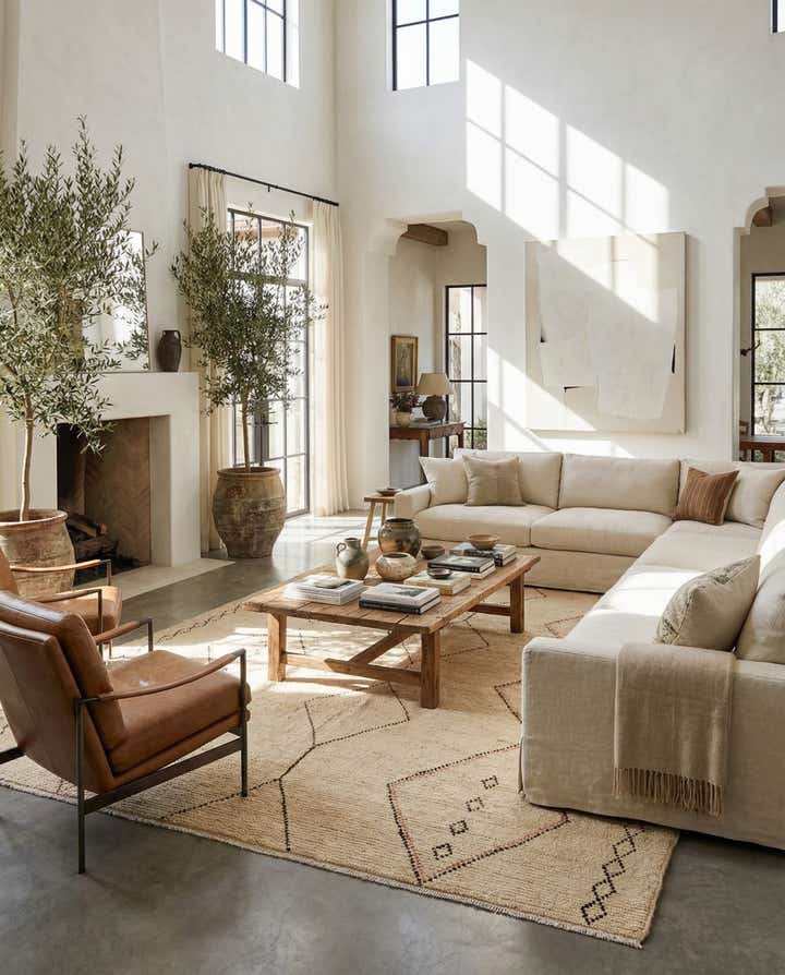 7' 10 x 10' 5 Hand Knotted Moroccan Wool Rug