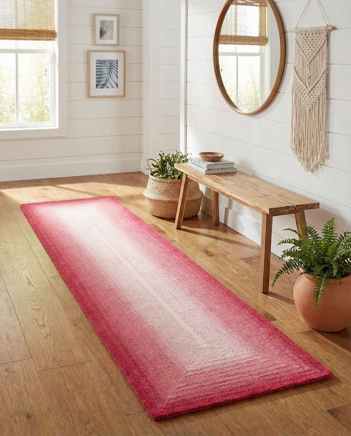 2' x 8' Ombre Wool Runner Rug