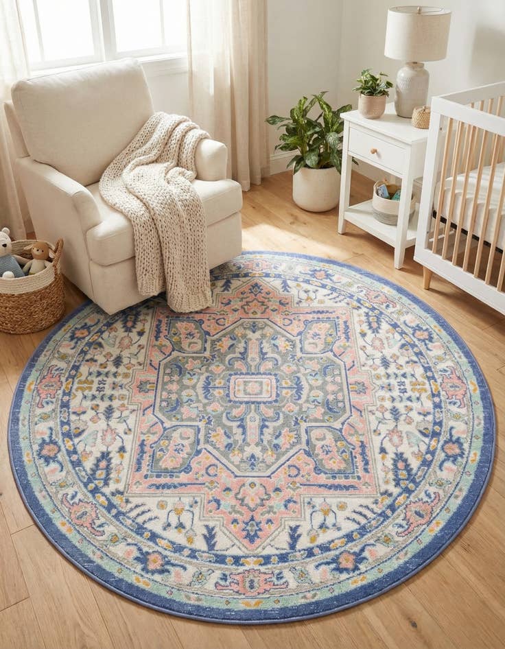 Detail image of  5' x 5' Whitney Round Rug