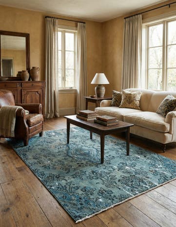 4' 11 x 7' 8 Vintage Rug