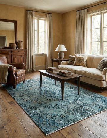 4' 11 x 7' 8 Vintage Rug
