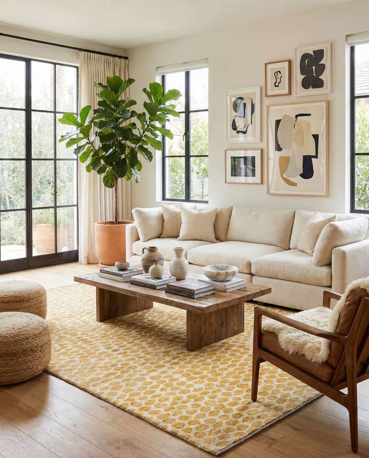 8' 1 x 9' 10 Hand Knotted Darya Wool Rug