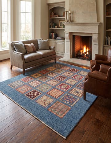 5' 2 x 6' 10 Hand Knotted Ariana Ziegler Rug