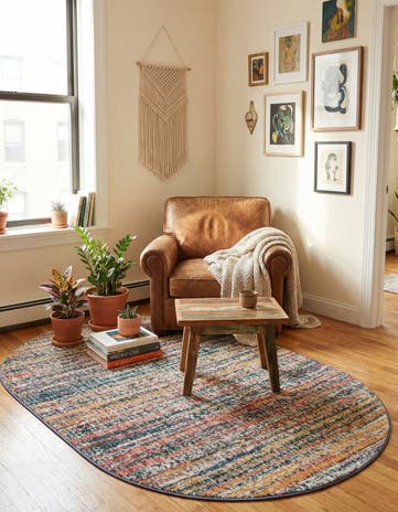 Gemstone Oval Rug