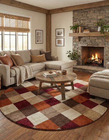 8' x 8' Equinox Round Rug