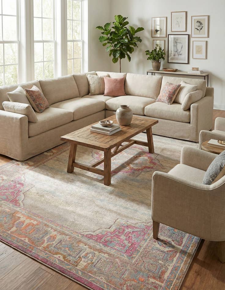 Detail image of 10' 6 x 16' 5  Washable Palazzo Rug