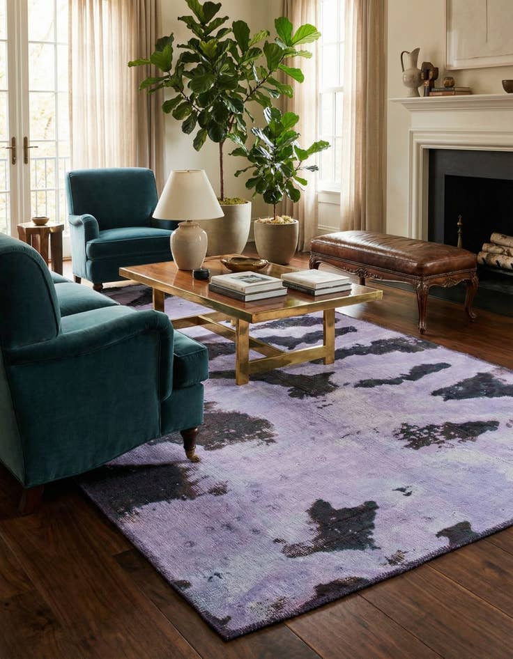 Detail image of 3' 2 x 7'  Hand Knotted Ultra Vintage Persian Wool Runner Rug