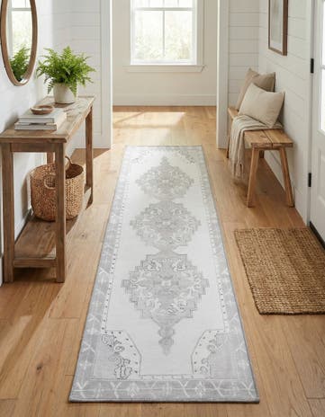 2' x 7' 10 Washable Timeless Runner Rug