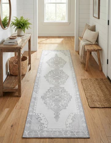 2' x 7' 10 Washable Timeless Runner Rug